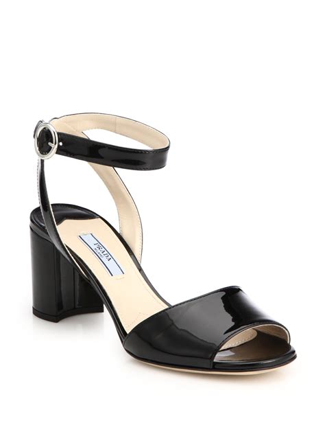 prada sandals women sale|prada block heel sandals.